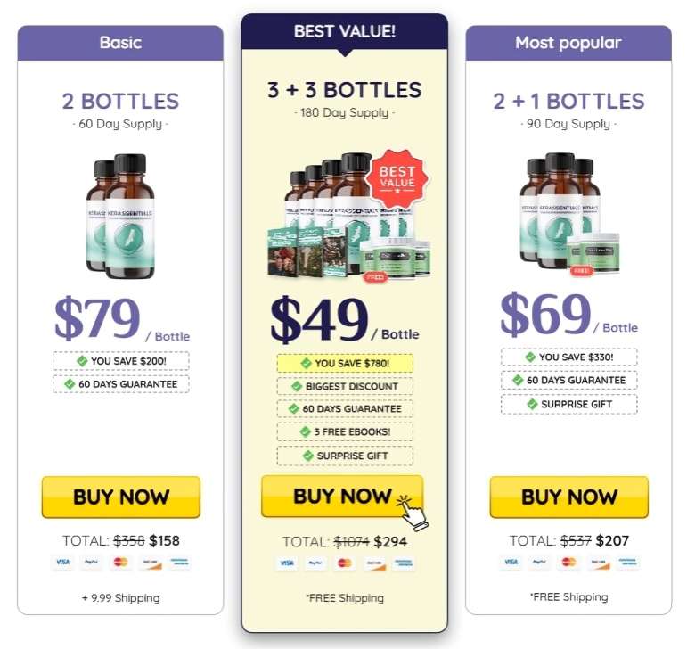 Kerassentials Kerassentials price